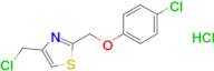 4-(Chloromethyl)-2-((4-chlorophenoxy)methyl)thiazole hydrochloride