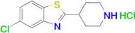 5-Chloro-2-(piperidin-4-yl)benzo[d]thiazole hydrochloride