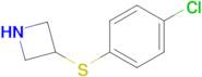 3-((4-Chlorophenyl)thio)azetidine