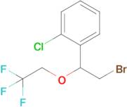 1-(2-Bromo-1-(2,2,2-trifluoroethoxy)ethyl)-2-chlorobenzene