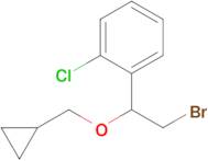 1-(2-Bromo-1-(cyclopropylmethoxy)ethyl)-2-chlorobenzene