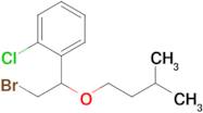 1-(2-Bromo-1-(isopentyloxy)ethyl)-2-chlorobenzene