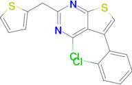 4-Chloro-5-(2-chlorophenyl)-2-(thiophen-2-ylmethyl)thieno[2,3-d]pyrimidine