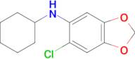 6-Chloro-N-cyclohexylbenzo[d][1,3]dioxol-5-amine