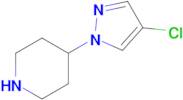 4-(4-Chloro-1h-pyrazol-1-yl)piperidine