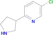 5-Chloro-2-(pyrrolidin-3-yl)pyridine