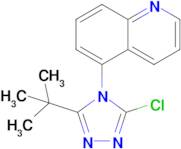 5-(3-(Tert-butyl)-5-chloro-4h-1,2,4-triazol-4-yl)quinoline