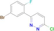 3-(5-Bromo-2-fluorophenyl)-6-chloropyridazine