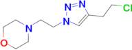 4-(2-(4-(2-Chloroethyl)-1h-1,2,3-triazol-1-yl)ethyl)morpholine