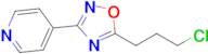5-(3-Chloropropyl)-3-(pyridin-4-yl)-1,2,4-oxadiazole