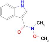 n-Methoxy-N-methyl-1h-indole-3-carboxamide