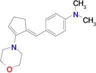 (E)-N,N-Dimethyl-4-((2-morpholinocyclopent-2-en-1-ylidene)methyl)aniline