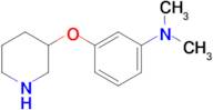 n,n-Dimethyl-3-(piperidin-3-yloxy)aniline