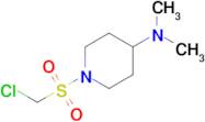 1-((Chloromethyl)sulfonyl)-N,N-dimethylpiperidin-4-amine