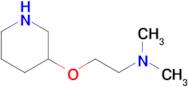 n,n-Dimethyl-2-(piperidin-3-yloxy)ethan-1-amine