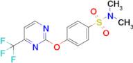 n,n-Dimethyl-4-((4-(trifluoromethyl)pyrimidin-2-yl)oxy)benzenesulfonamide