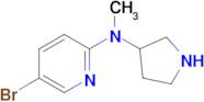 5-Bromo-N-methyl-N-(pyrrolidin-3-yl)pyridin-2-amine