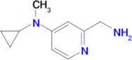 2-(Aminomethyl)-N-cyclopropyl-N-methylpyridin-4-amine