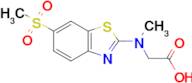 n-Methyl-N-(6-(methylsulfonyl)benzo[d]thiazol-2-yl)glycine