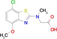 n-(7-Chloro-4-methoxybenzo[d]thiazol-2-yl)-N-methylglycine