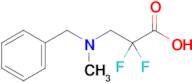 3-(Benzyl(methyl)amino)-2,2-difluoropropanoic acid