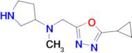 n-((5-Cyclopropyl-1,3,4-oxadiazol-2-yl)methyl)-N-methylpyrrolidin-3-amine