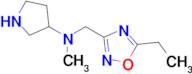 n-((5-Ethyl-1,2,4-oxadiazol-3-yl)methyl)-N-methylpyrrolidin-3-amine