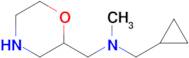 1-Cyclopropyl-N-methyl-N-(morpholin-2-ylmethyl)methanamine