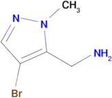 (4-Bromo-1-methyl-1h-pyrazol-5-yl)methanamine