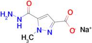 Sodium 5-(hydrazinecarbonyl)-1-methyl-1h-pyrazole-3-carboxylate
