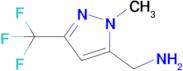 (1-Methyl-3-(trifluoromethyl)-1h-pyrazol-5-yl)methanamine