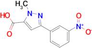 1-Methyl-3-(3-nitrophenyl)-1h-pyrazole-5-carboxylic acid