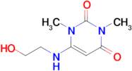 6-((2-Hydroxyethyl)amino)-1,3-dimethylpyrimidine-2,4(1h,3h)-dione