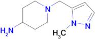 1-((1-Methyl-1h-pyrazol-5-yl)methyl)piperidin-4-amine