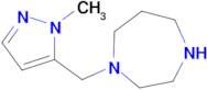 1-((1-Methyl-1h-pyrazol-5-yl)methyl)-1,4-diazepane