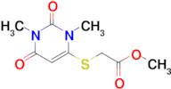 Methyl 2-((1,3-dimethyl-2,6-dioxo-1,2,3,6-tetrahydropyrimidin-4-yl)thio)acetate