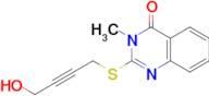 2-((4-Hydroxybut-2-yn-1-yl)thio)-3-methylquinazolin-4(3h)-one