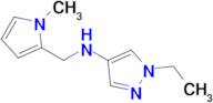 1-Ethyl-N-((1-methyl-1h-pyrrol-2-yl)methyl)-1h-pyrazol-4-amine