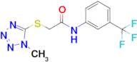 2-((1-Methyl-1h-tetrazol-5-yl)thio)-N-(3-(trifluoromethyl)phenyl)acetamide