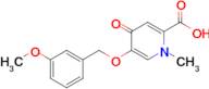 5-((3-Methoxybenzyl)oxy)-1-methyl-4-oxo-1,4-dihydropyridine-2-carboxylic acid