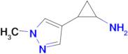 2-(1-Methyl-1h-pyrazol-4-yl)cyclopropan-1-amine