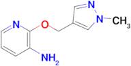 2-((1-Methyl-1h-pyrazol-4-yl)methoxy)pyridin-3-amine