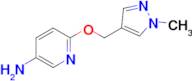 6-((1-Methyl-1h-pyrazol-4-yl)methoxy)pyridin-3-amine