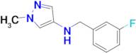 n-(3-Fluorobenzyl)-1-methyl-1h-pyrazol-4-amine