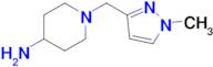 1-((1-Methyl-1h-pyrazol-3-yl)methyl)piperidin-4-amine