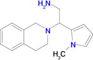 2-(3,4-Dihydroisoquinolin-2(1h)-yl)-2-(1-methyl-1h-pyrrol-2-yl)ethan-1-amine