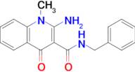 2-Amino-N-benzyl-1-methyl-4-oxo-1,4-dihydroquinoline-3-carboxamide