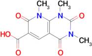 1,3,8-Trimethyl-2,4,7-trioxo-1,2,3,4,7,8-hexahydropyrido[2,3-d]pyrimidine-6-carboxylic acid