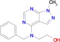 2-(Benzyl(1-methyl-1h-pyrazolo[3,4-d]pyrimidin-4-yl)amino)ethan-1-ol