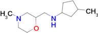 3-Methyl-N-((4-methylmorpholin-2-yl)methyl)cyclopentan-1-amine